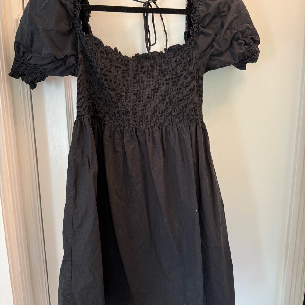 Hill house home black crepe dress